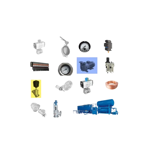 Assorted spare parts for block machines